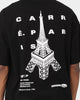 Carré Enhanced Oversized T-Shirt Black
