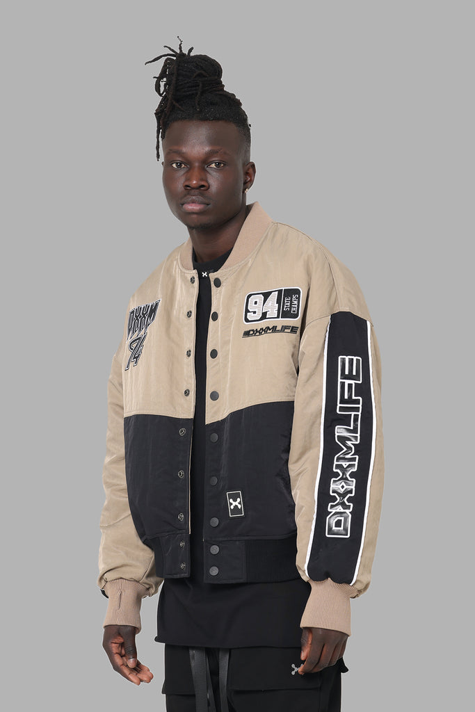 DXXMLife L-5 DXXM Racing Jacket Brown/Red | Culture Kings US