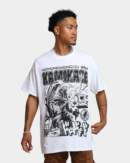 Rats Get Fat Kamikaze T-Shirt White