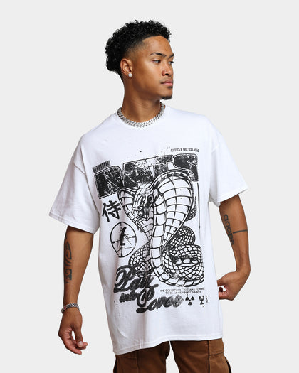 Rats Get Fat King Kobra T-Shirt White