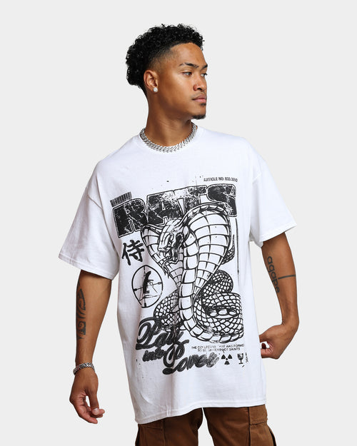 Rats Get Fat King Kobra T-Shirt White