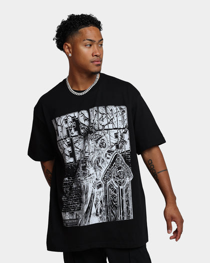 Rats Get Fat Life's Hard T-Shirt Black