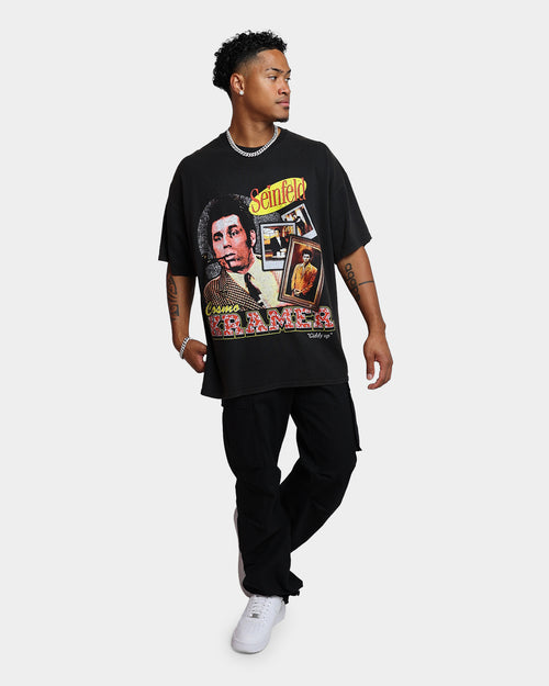 American Thrift X Seinfeld Kramer Vintage T-Shirt Washed Black