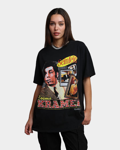 American Thrift X Seinfeld Kramer Vintage T-Shirt Washed Black