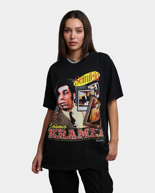 American Thrift X Seinfeld Kramer Vintage T-Shirt Washed Black