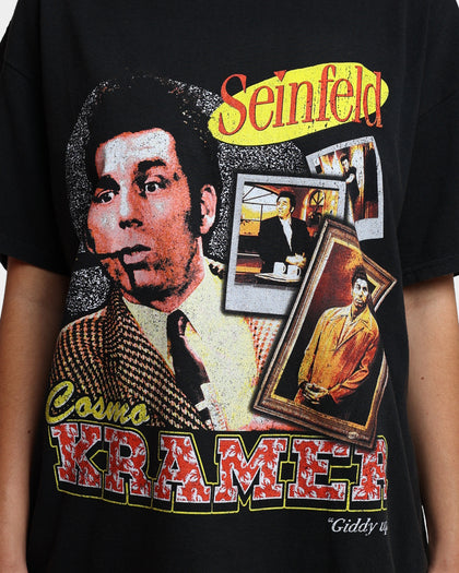 American Thrift X Seinfeld Kramer Vintage T-Shirt Washed Black