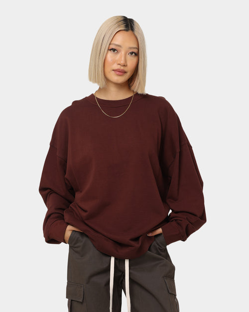 MNML Vintage Wash Crewneck Brown