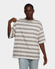 MNML Wide Striped T-Shirt Blue/Yellow