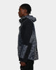 MNML Hooded Bandana Paisley Jacket Black