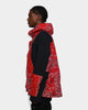 MNML Hooded Bandana Paisley Jacket Red