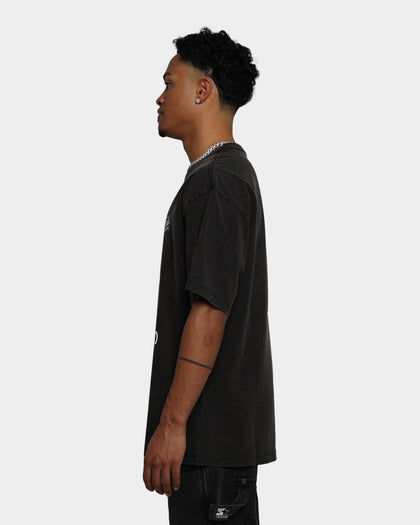 Taka Original Daisy Flower Heavy T-Shirt Black