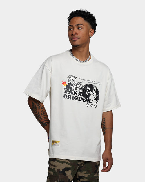 Taka Original Retro Hypercolor Telegram T-Shirt Cream
