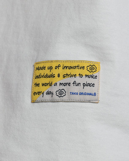 Taka Original Retro Hypercolor Telegram T-Shirt Cream