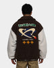 Taka Original Cosmic Universe Winter Fleece Jacket Brown