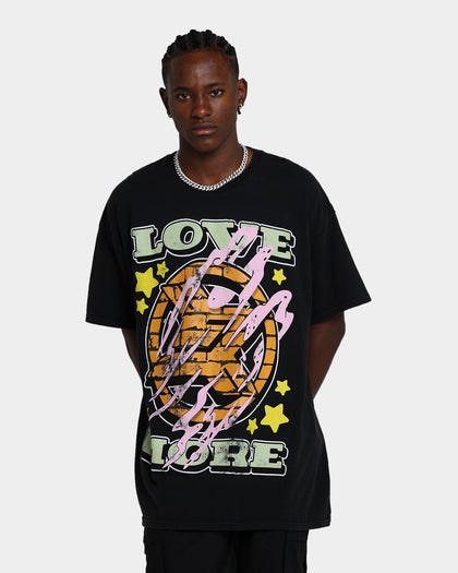 Goat Crew Love More T-Shirt Black Wash