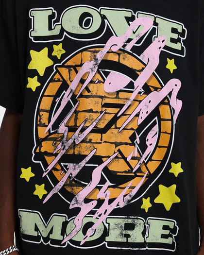 Goat Crew Love More T-Shirt Black Wash