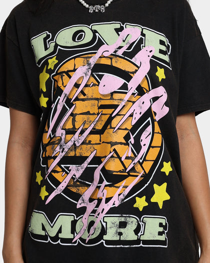 Goat Crew Love More T-Shirt Black Wash