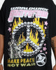 Goat Crew Make Peace T-Shirt Black Wash