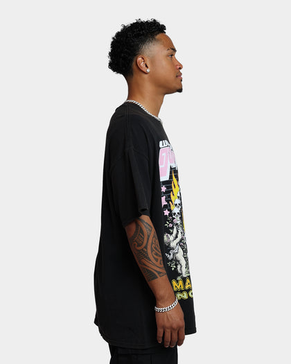 Goat Crew Make Peace T-Shirt Black Wash