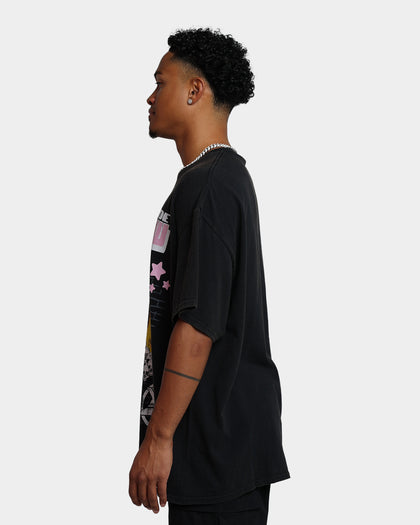 Goat Crew Make Peace T-Shirt Black Wash