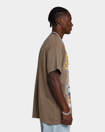 Goat Crew Rubble T-Shirt Brown