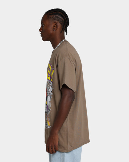 Goat Crew Rubble T-Shirt Brown