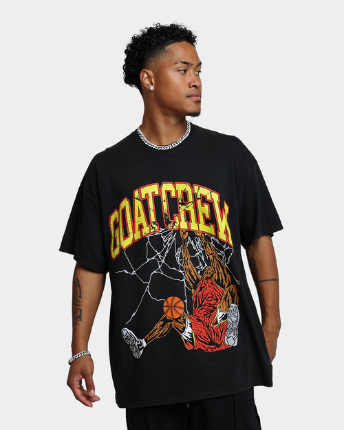 Goat Crew Shattered T-Shirt Black Wash