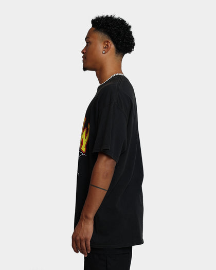 Goat Crew Shattered T-Shirt Black Wash