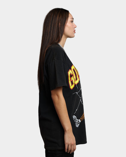 Goat Crew Shattered T-Shirt Black Wash