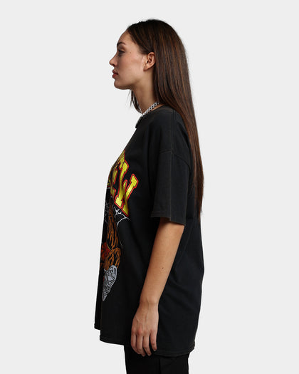 Goat Crew Shattered T-Shirt Black Wash