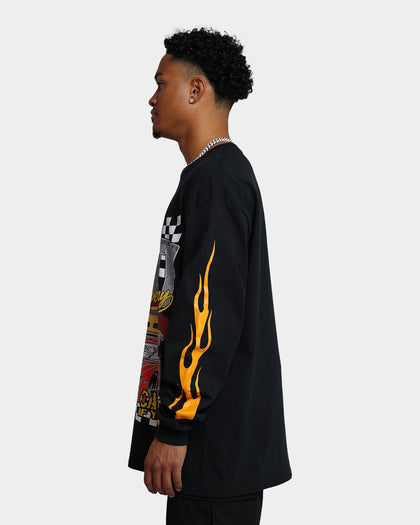 Goat Crew Sin City Speedway Vintage T-Shirt Black Wash