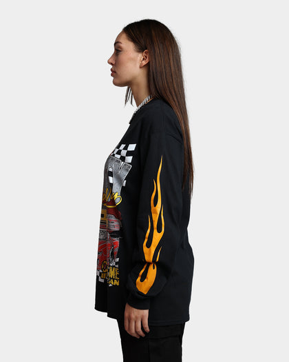 Goat Crew Sin City Speedway Vintage T-Shirt Black Wash