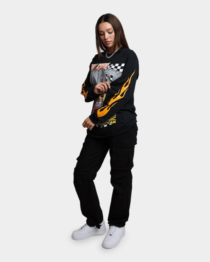 Goat Crew Sin City Speedway Vintage T-Shirt Black Wash