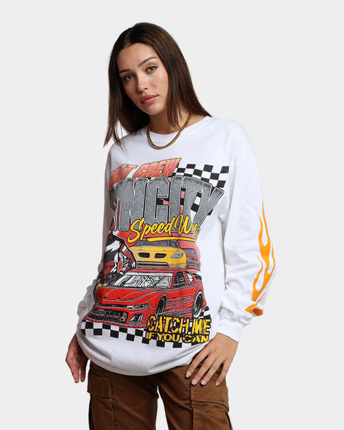 Goat Crew Sin City Speedway T-Shirt White