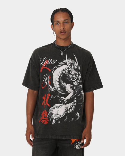 Loiter Dynasty T-Shirt Vintage Black
