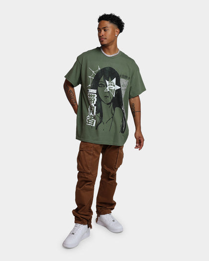 Goat Crew Delinquent T-Shirt Military Green