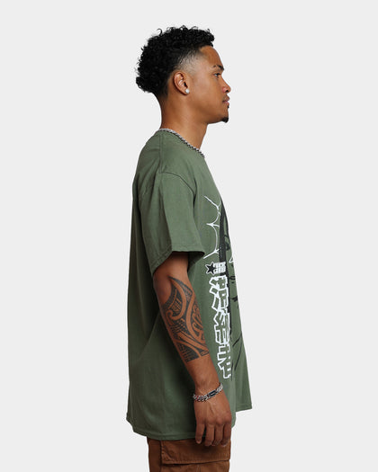 Goat Crew Delinquent T-Shirt Military Green