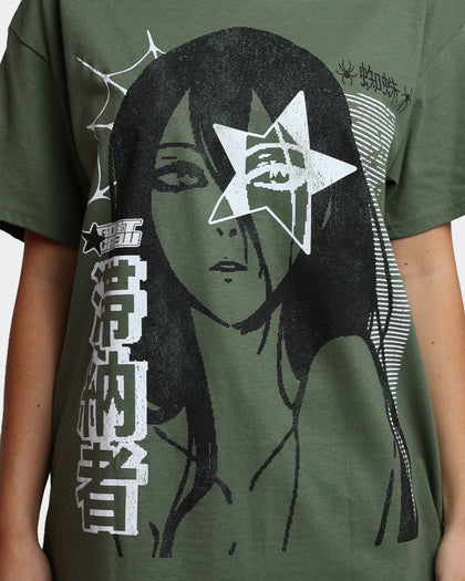 Goat Crew Delinquent T-Shirt Military Green