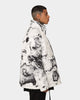 Saint Morta Acid Puffer Jacket White/Grey/Black