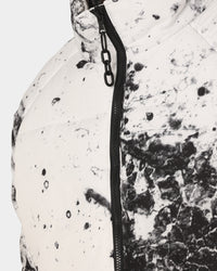 Saint Morta Acid Puffer Jacket White/Grey/Black