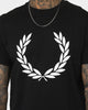 Fred Perry Badge Detail T-Shirt Black