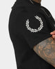Fred Perry Badge Detail T-Shirt Black