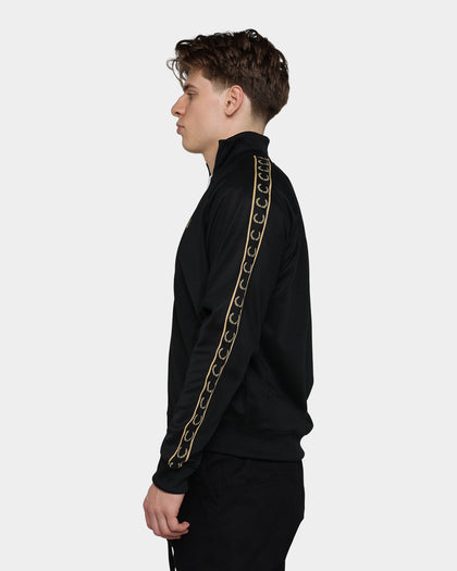 Fred Perry Seasonal Taped Track Jacket Black/1964 Gold