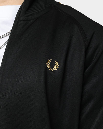 Fred Perry Seasonal Taped Track Jacket Black/1964 Gold