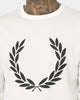 Fred Perry Badge Detail T-Shirt Snow White