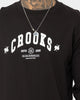 Crooks & Castles Ruling Elite Long Sleeve T-Shirt Black