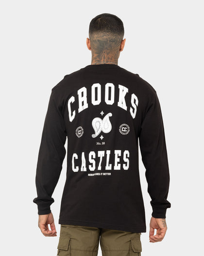 Crooks & Castles Ruling Elite Long Sleeve T-Shirt Black