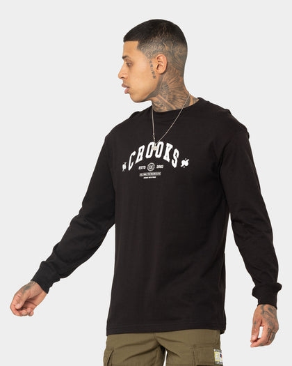 Crooks & Castles Ruling Elite Long Sleeve T-Shirt Black