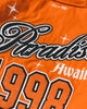 Loiter Paradise Varsity Jacket Orange