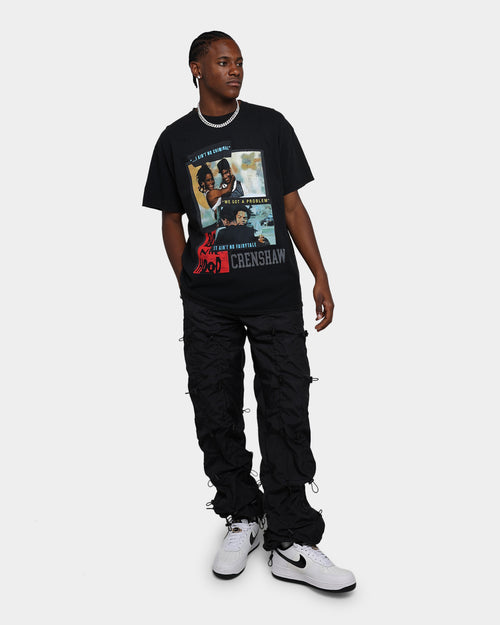 Goat Crew Collage Vintage T-Shirt Black Wash